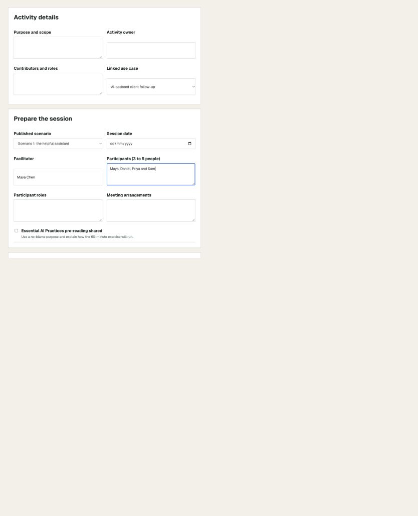 Test your scenario activity in the tools library