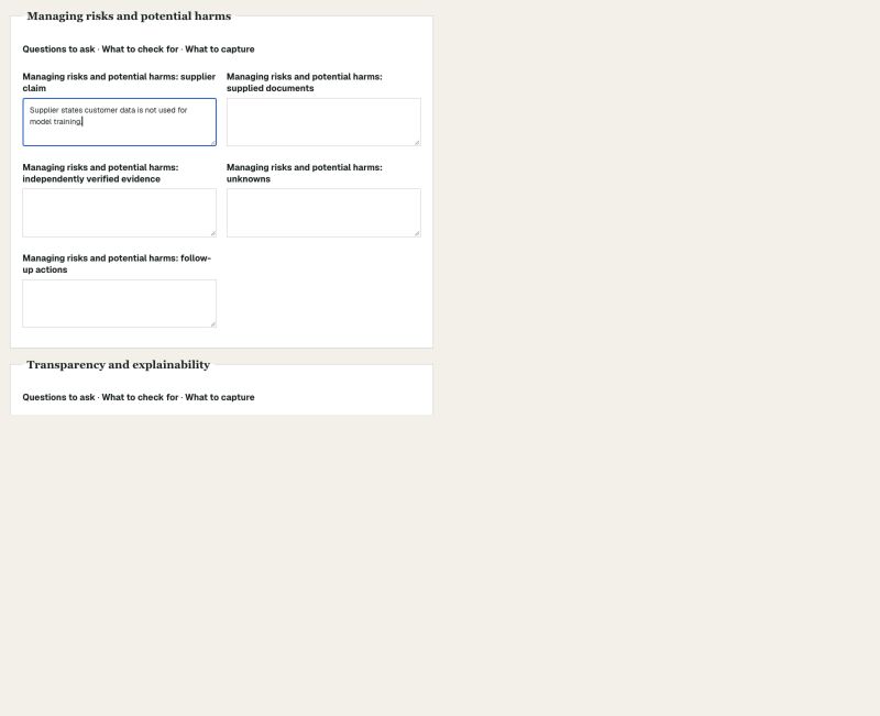 Supplier review questions and answers